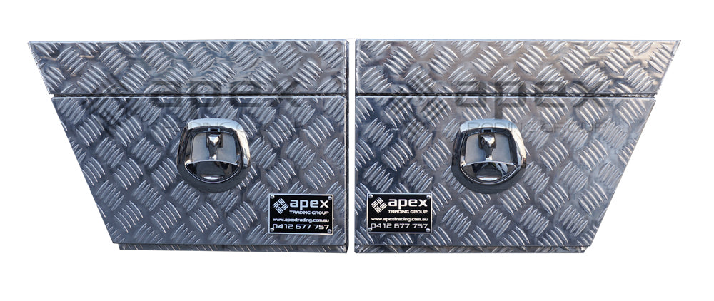 Aluminium Undertray Toolbox Set U600L