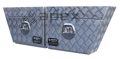 Aluminium Undertray Toolbox Set U600L