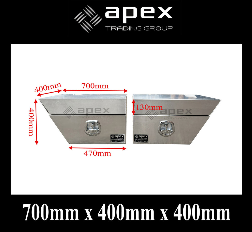 Aluminium Truck Undertray Toolbox Set U700TFP