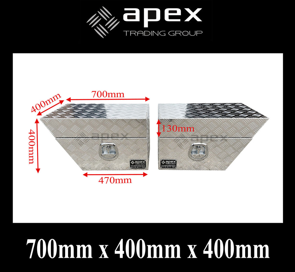 Aluminium Truck Undertray Toolbox Set U700T