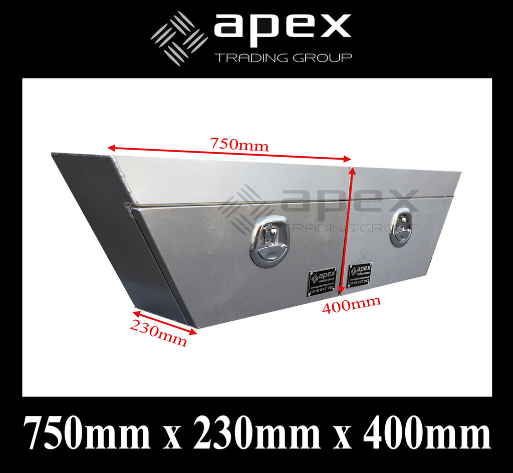Aluminium Undertray Toolbox Set U750FPL
